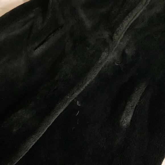 Searle Blatt made in USA FAUX FUR swing coat one size fits most mouton style - Picture 10 of 12